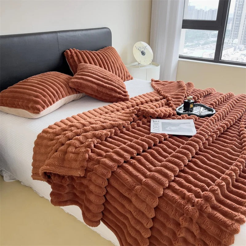 Thick Ribbed Multifunctional Blanket