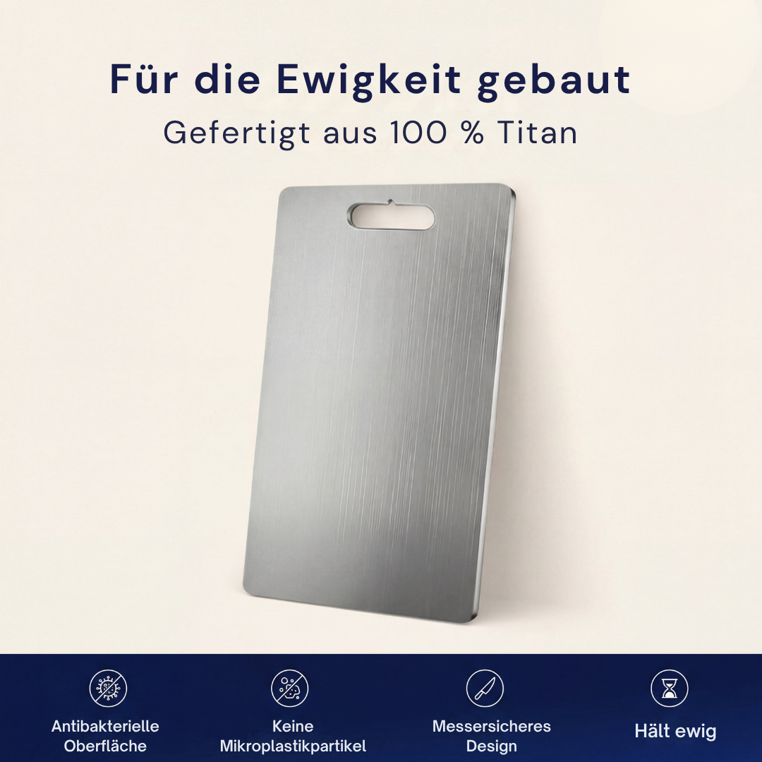 Titanium Cutting Board for Everyday Kitchen Use with Smooth Surface