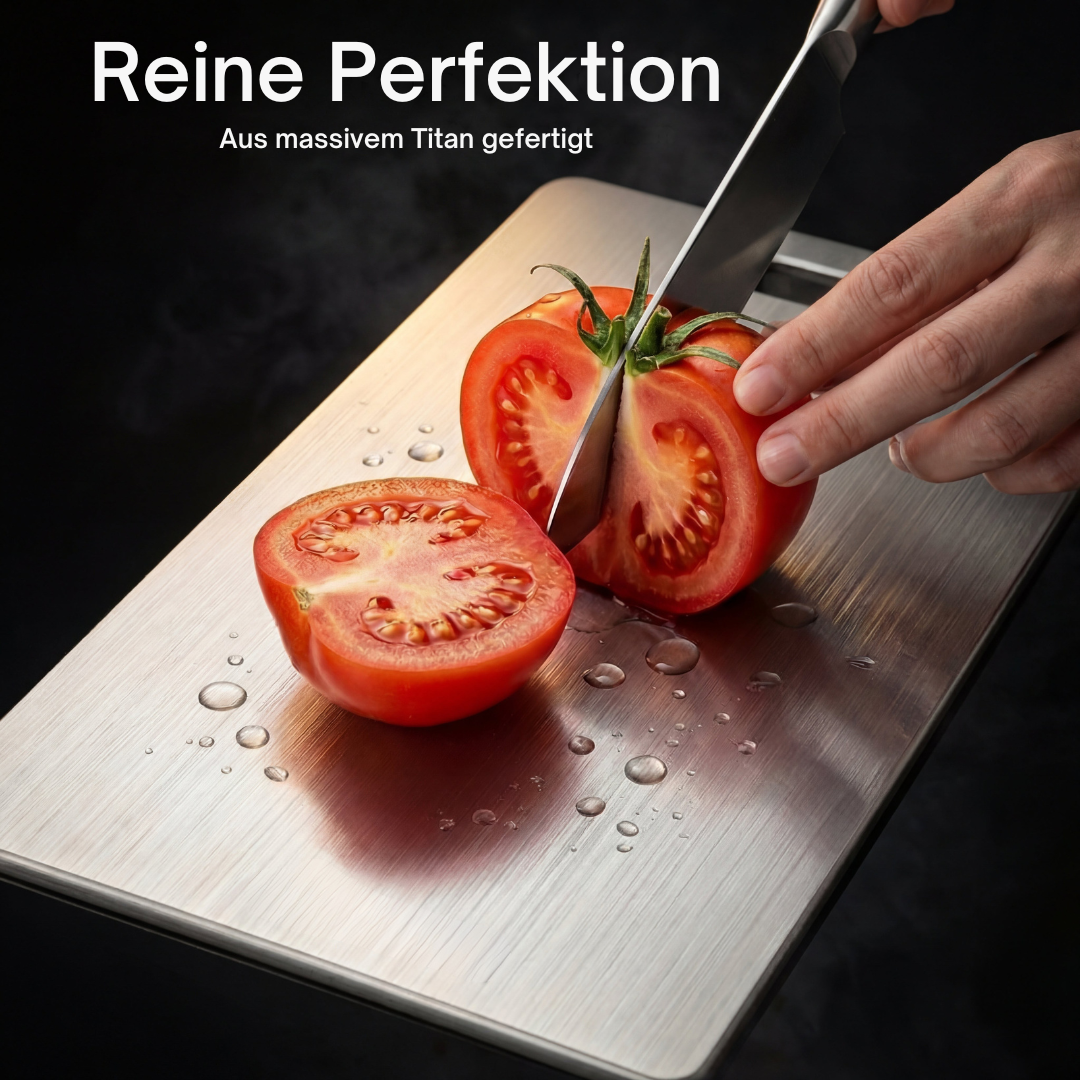 Titanium Cutting Board for Everyday Kitchen Use with Smooth Surface