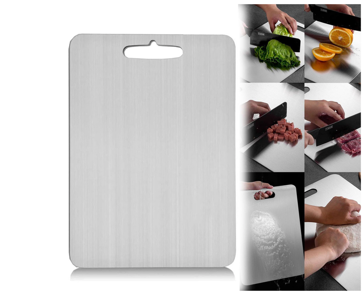 Titanium Cutting Board - Scratch-Resistant & BPA-Free