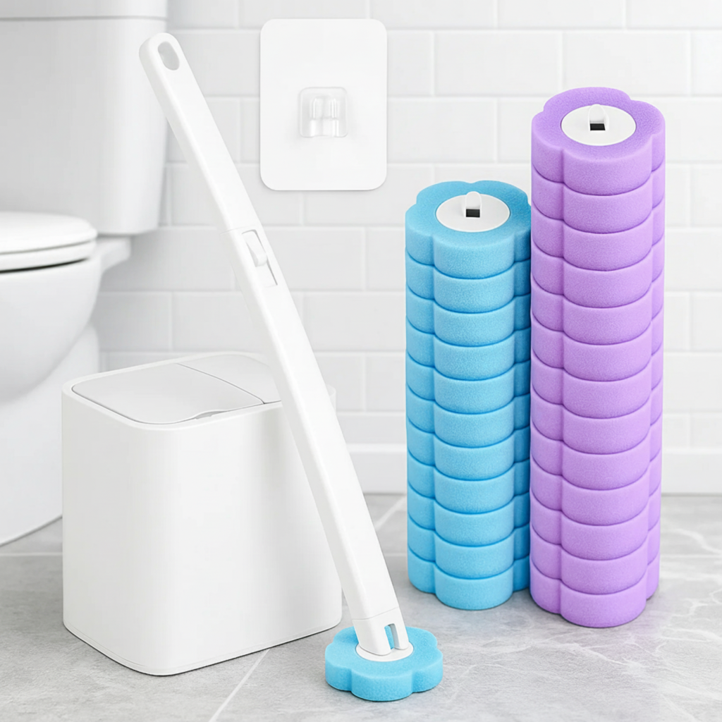 Toilet Brush with Disposable Heads