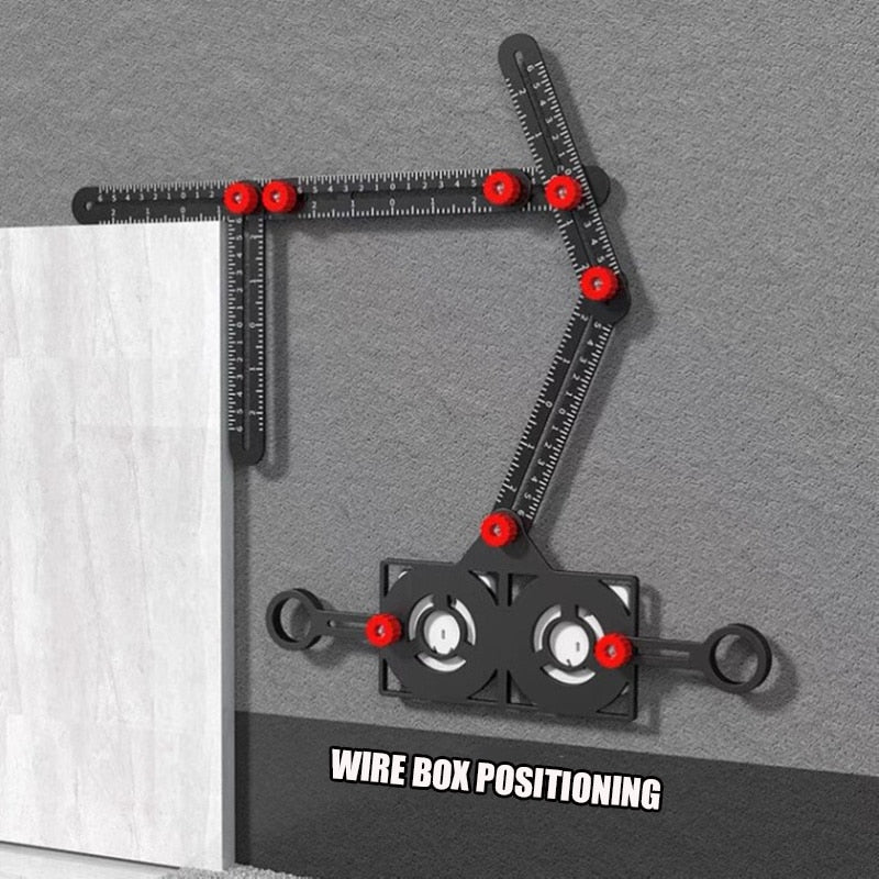 Multifunctional Metal Angle Ruler for Precision