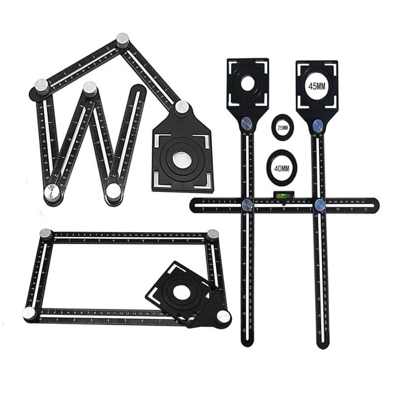 Multifunctional Metal Angle Ruler for Precision