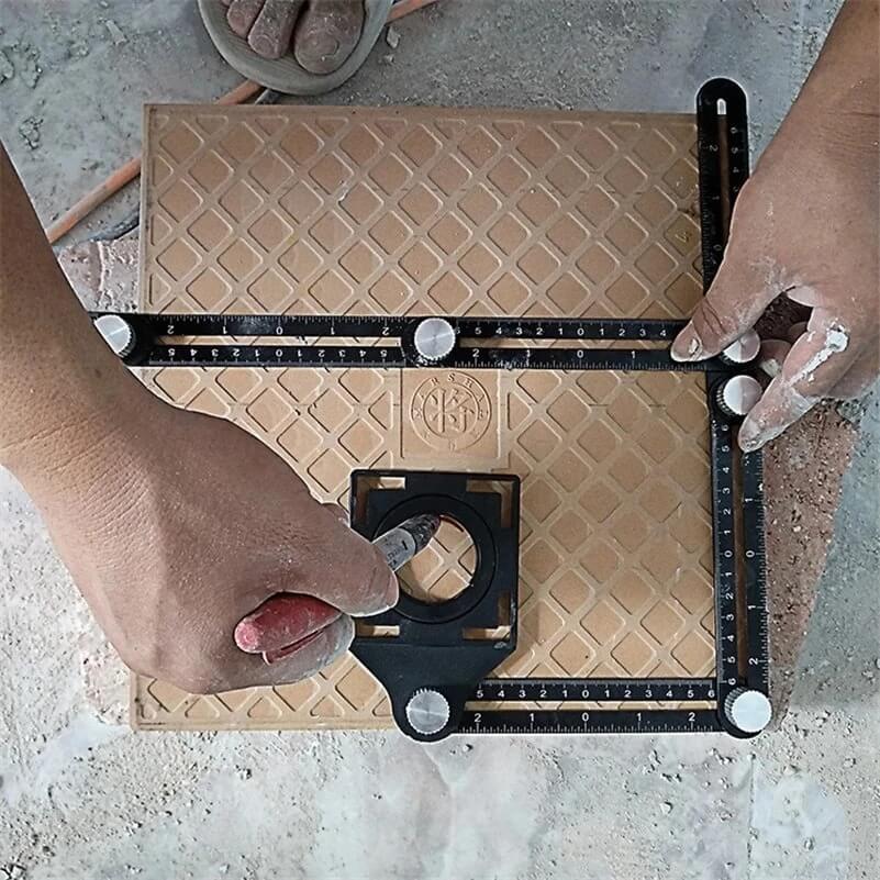 Multifunctional Metal Angle Ruler for Precision