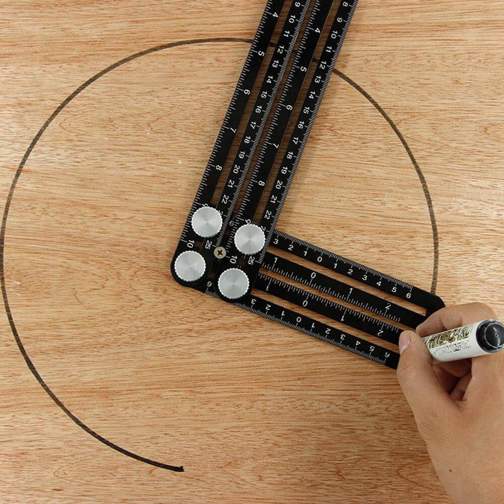 Multifunctional Metal Angle Ruler for Precision