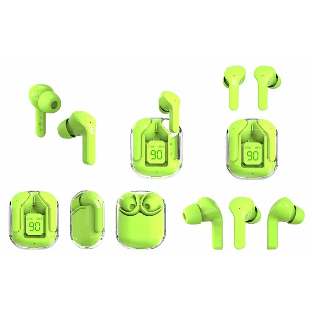 Transparent LED Bluetooth Earphones