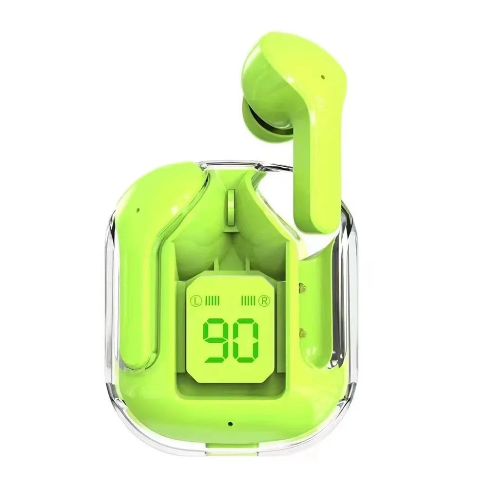 Transparent LED Bluetooth Earphones