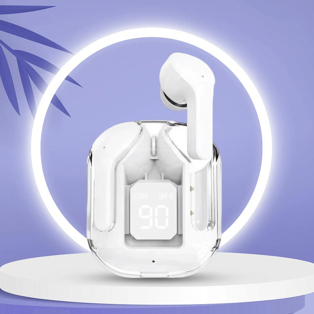 Transparent LED Bluetooth Earphones