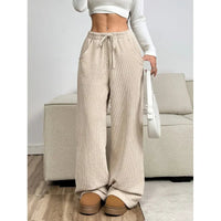 Trendy High-Waisted Women's Trousers | Relaxed Fit