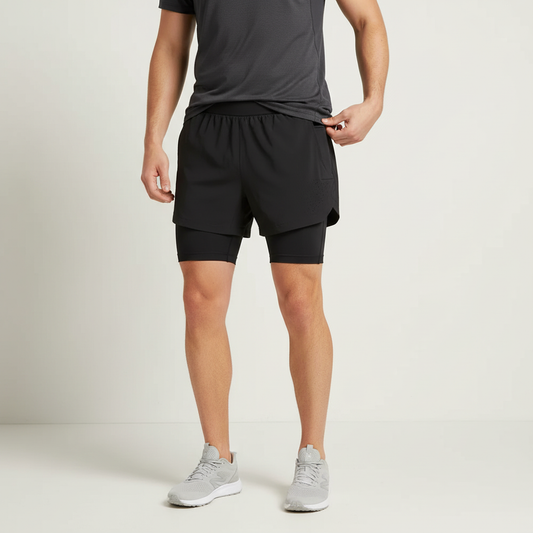 Two-Layer Athletic Shorts