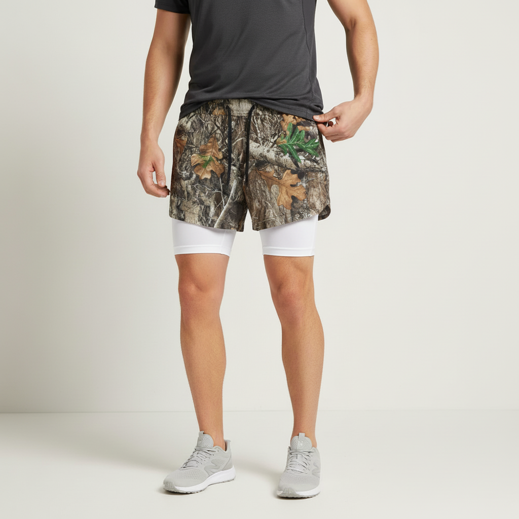 Two-Layer Athletic Shorts