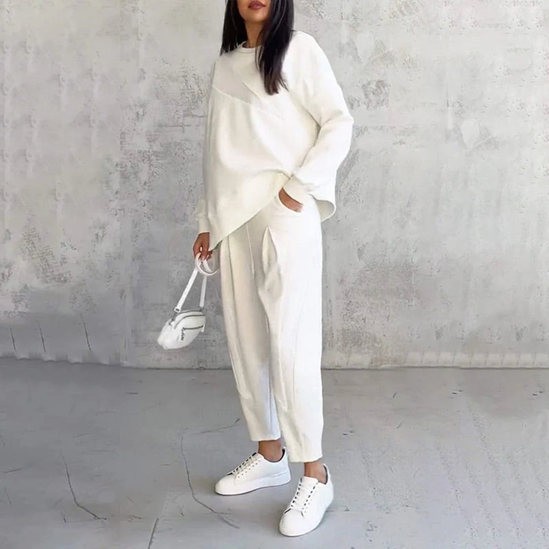 Two-Piece Sweater and Trousers Set