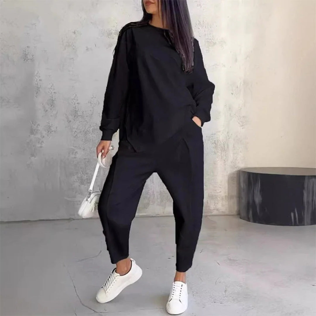 Two-Piece Sweater and Trousers Set