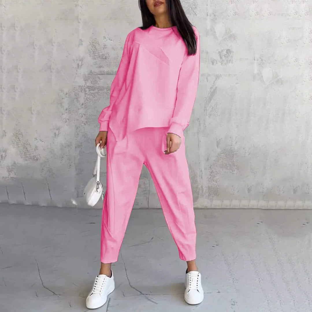 Two-Piece Sweater and Trousers Set