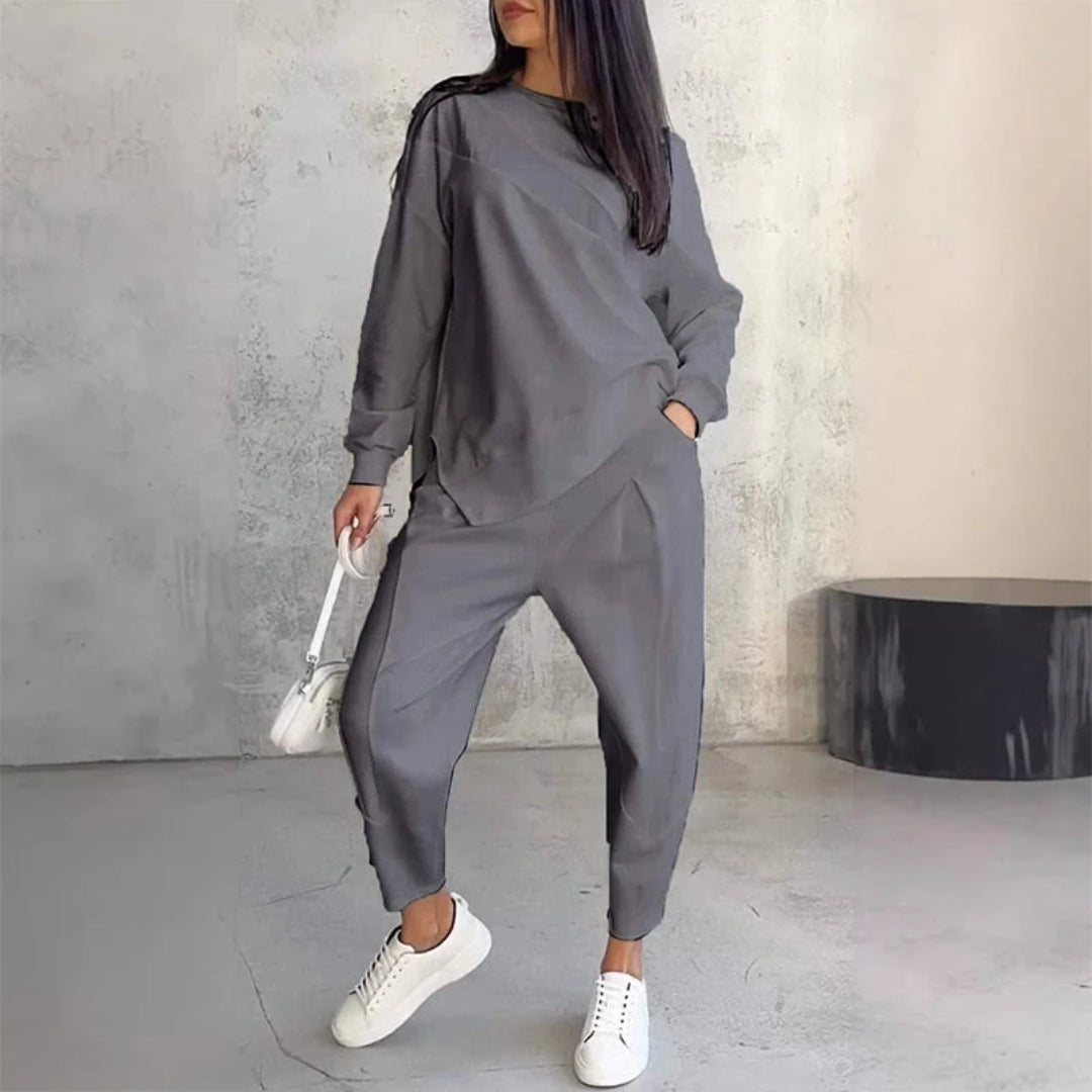 Two-Piece Sweater and Trousers Set