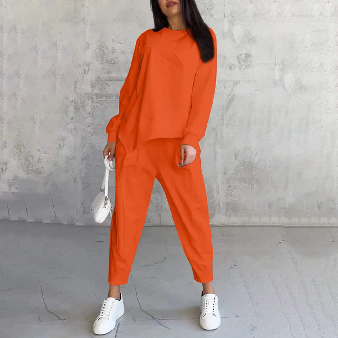 Two-Piece Sweater and Trousers Set