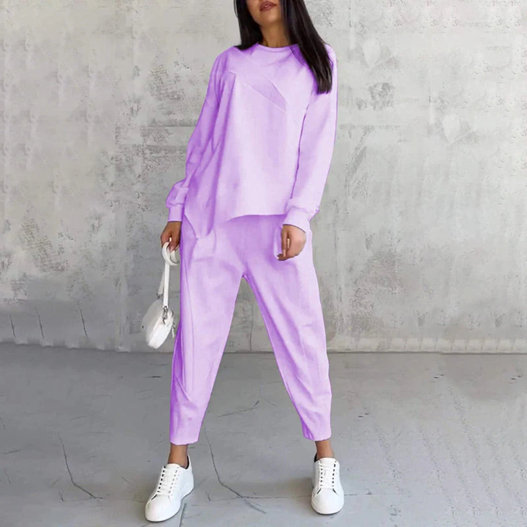 Two-Piece Sweater and Trousers Set