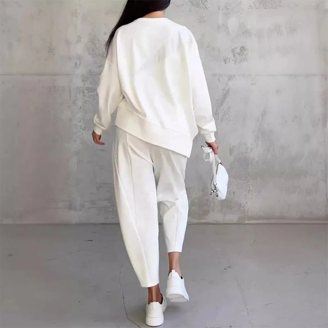 Two-Piece Sweater and Trousers Set
