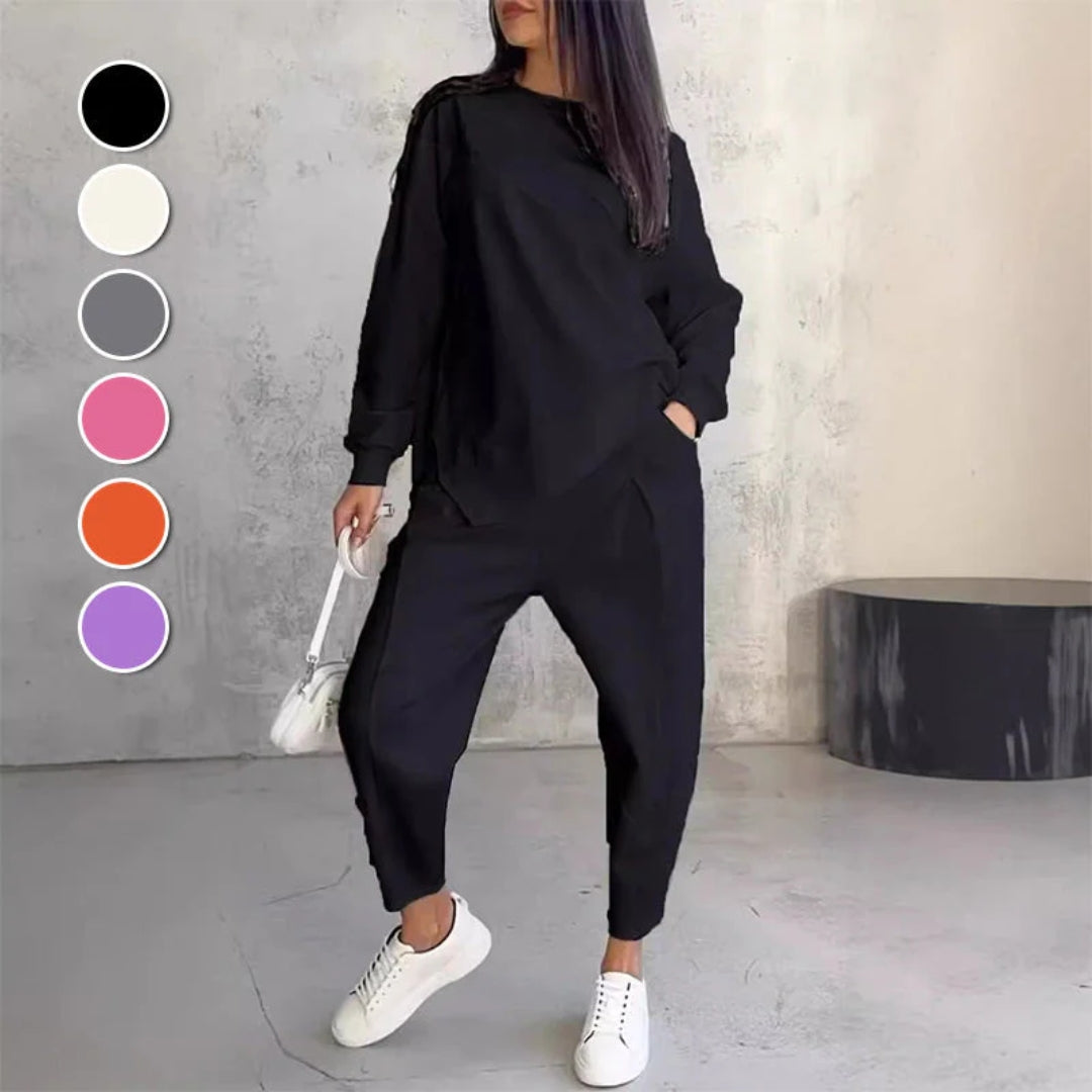 Two-Piece Sweater and Trousers Set