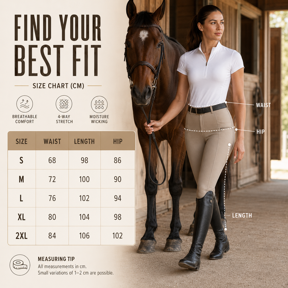 Two-Tone Riding Breeches