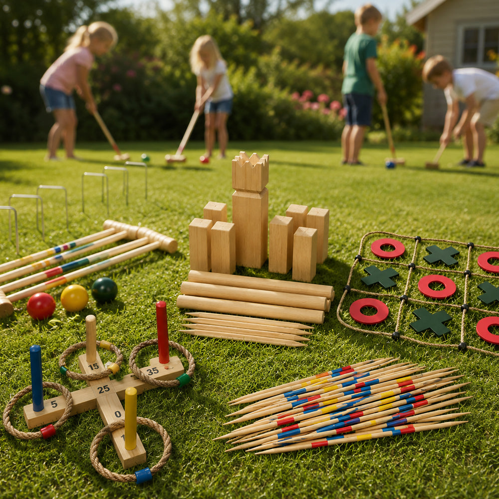 Ultimate Summer Lawn Game Bundle with 5 Classic Outdoor Games