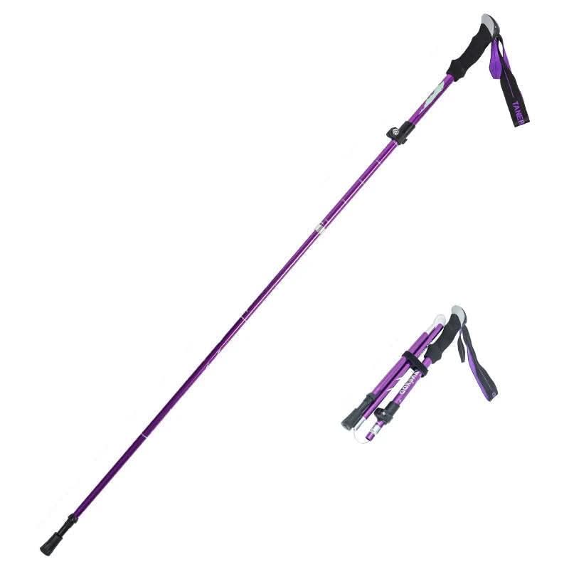 Ultra Light Adjustable Length Trekking Poles with Extendable Interlocking Mechanism
