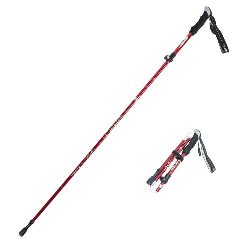 Ultra Light Adjustable Length Trekking Poles with Extendable Interlocking Mechanism