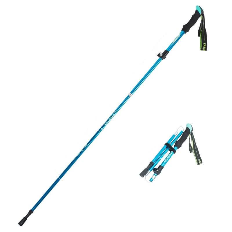 Ultra Light Adjustable Length Trekking Poles with Extendable Interlocking Mechanism