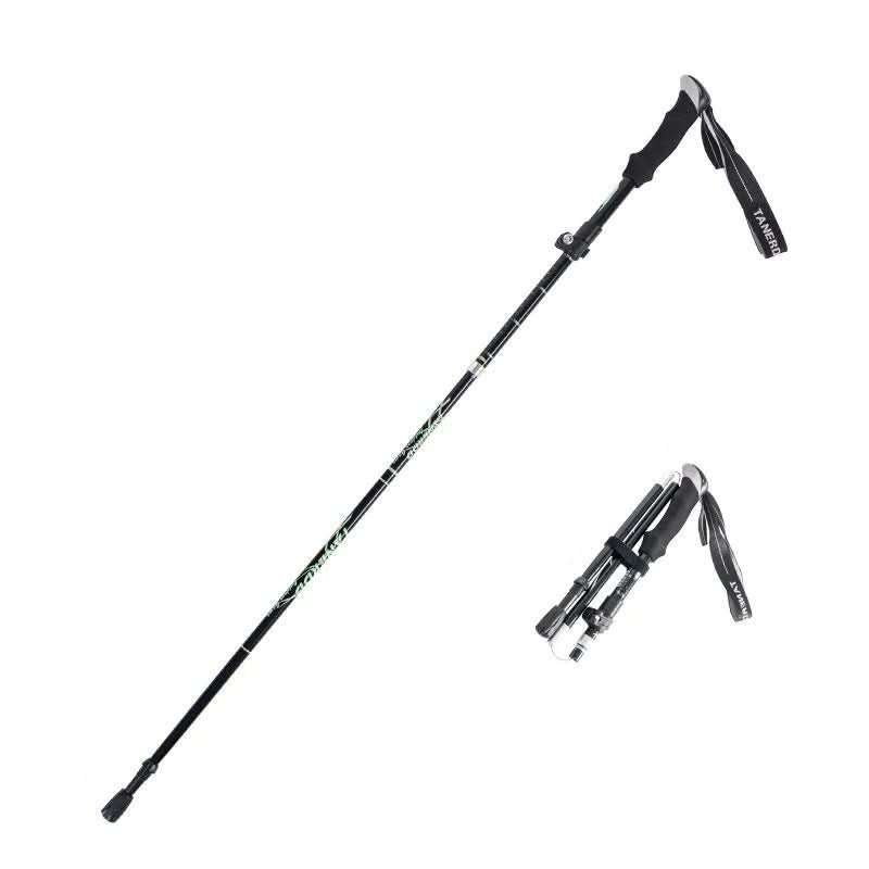 Ultra Light Adjustable Length Trekking Poles with Extendable Interlocking Mechanism