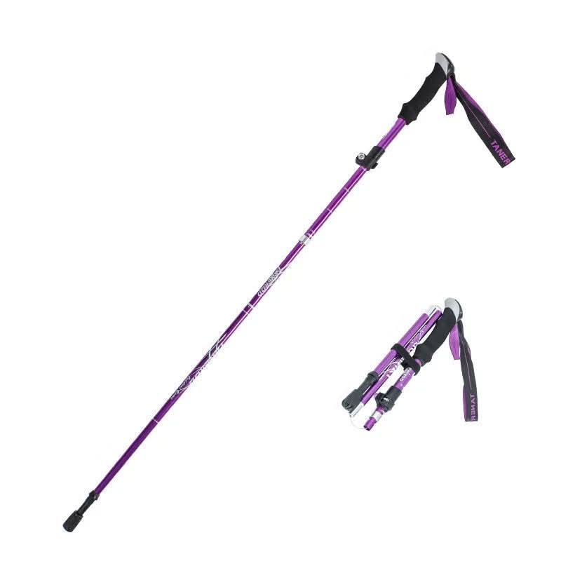 Ultra Light Adjustable Length Trekking Poles with Extendable Interlocking Mechanism