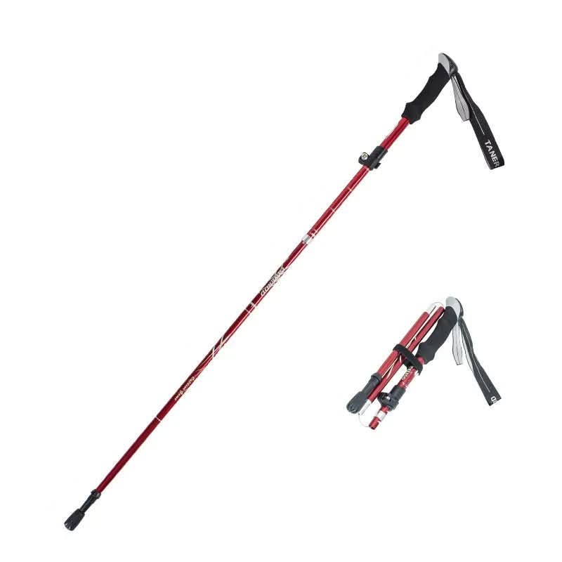 Ultra Light Adjustable Length Trekking Poles with Extendable Interlocking Mechanism