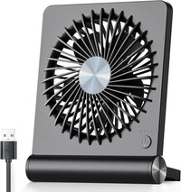 Ultra-Quiet Compact Table Fan for Home