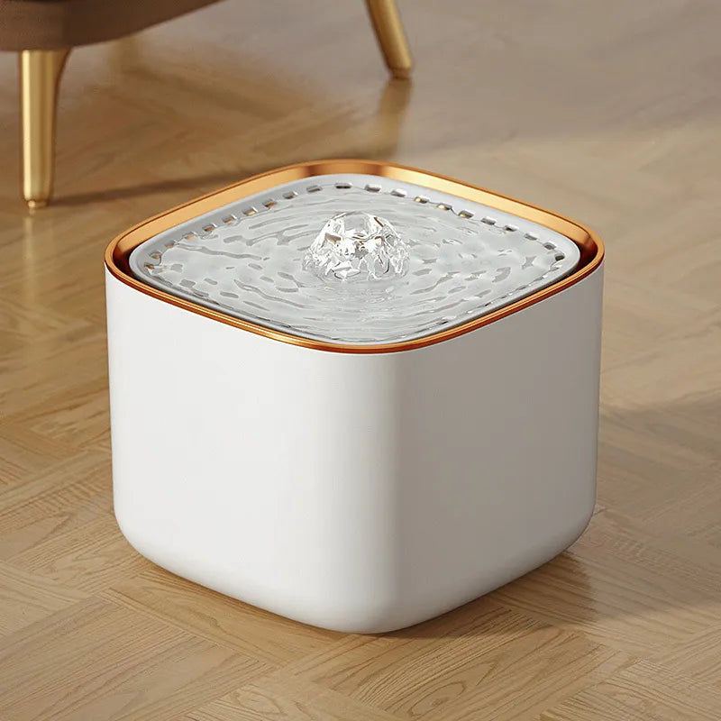 Ultra-Quiet Pet Water Fountain - 3L Capacity - BPA-Free Material