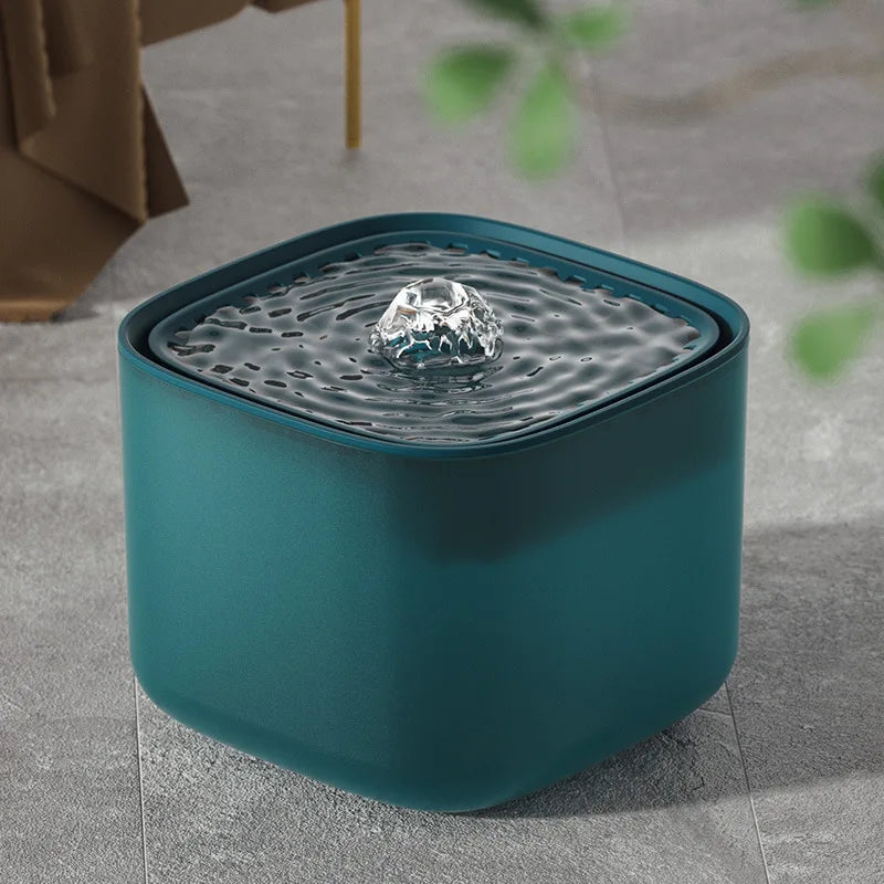 Ultra-Quiet Pet Water Fountain - 3L Capacity - BPA-Free Material
