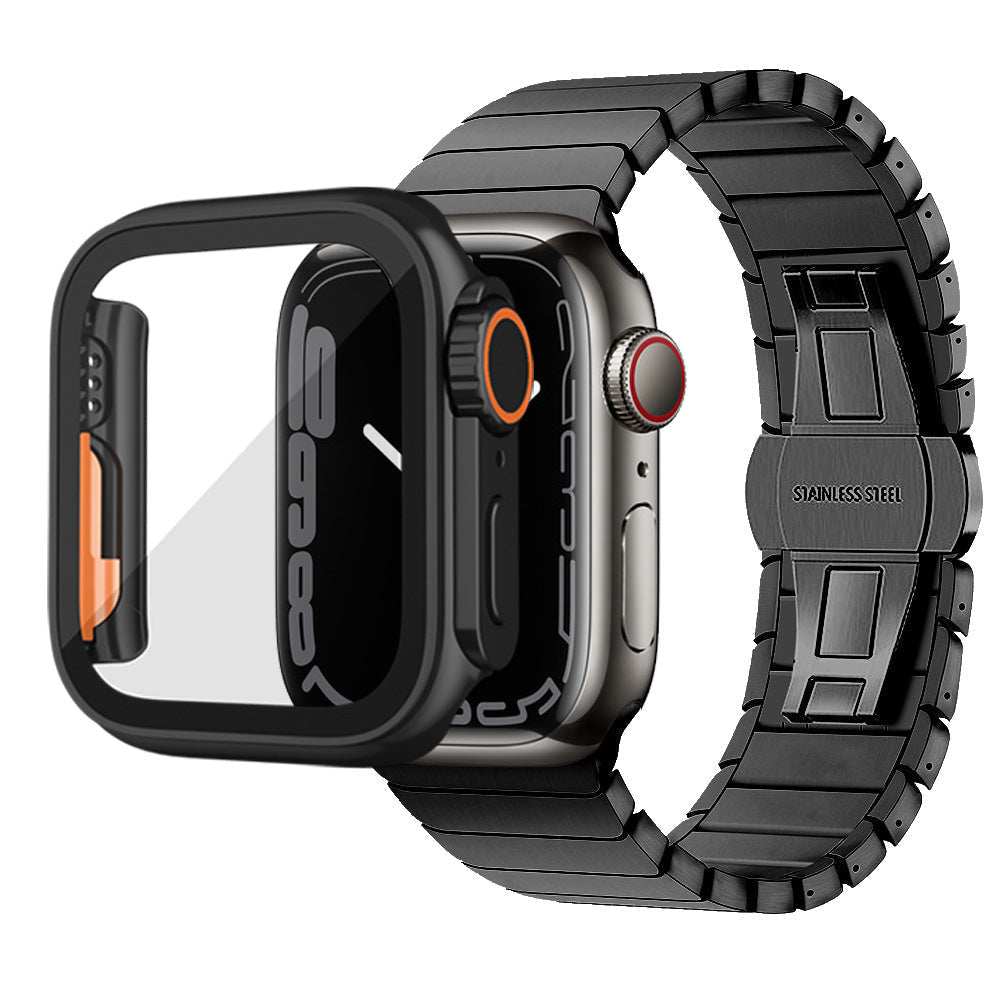 Ultra-Thin & Waterproof Watch Case with Tempered Glass Film