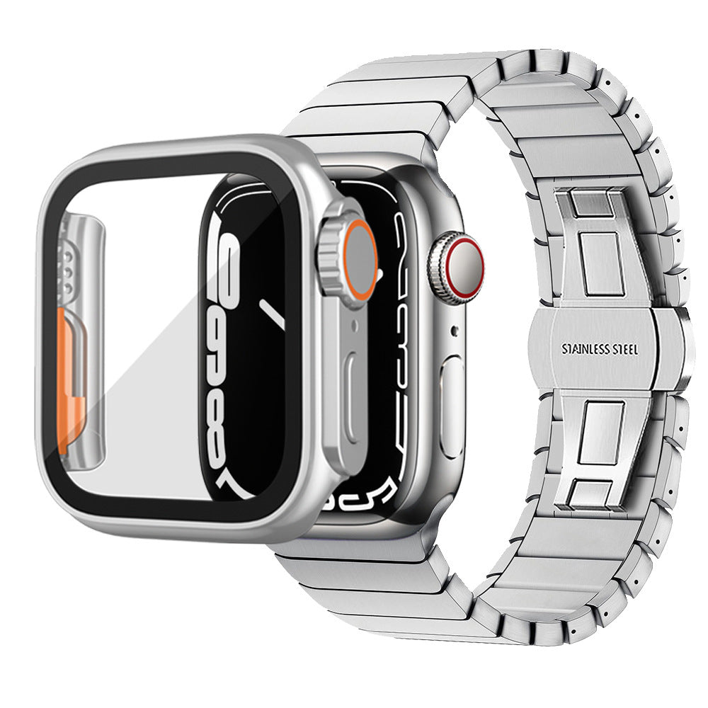 Ultra-Thin & Waterproof Watch Case with Tempered Glass Film