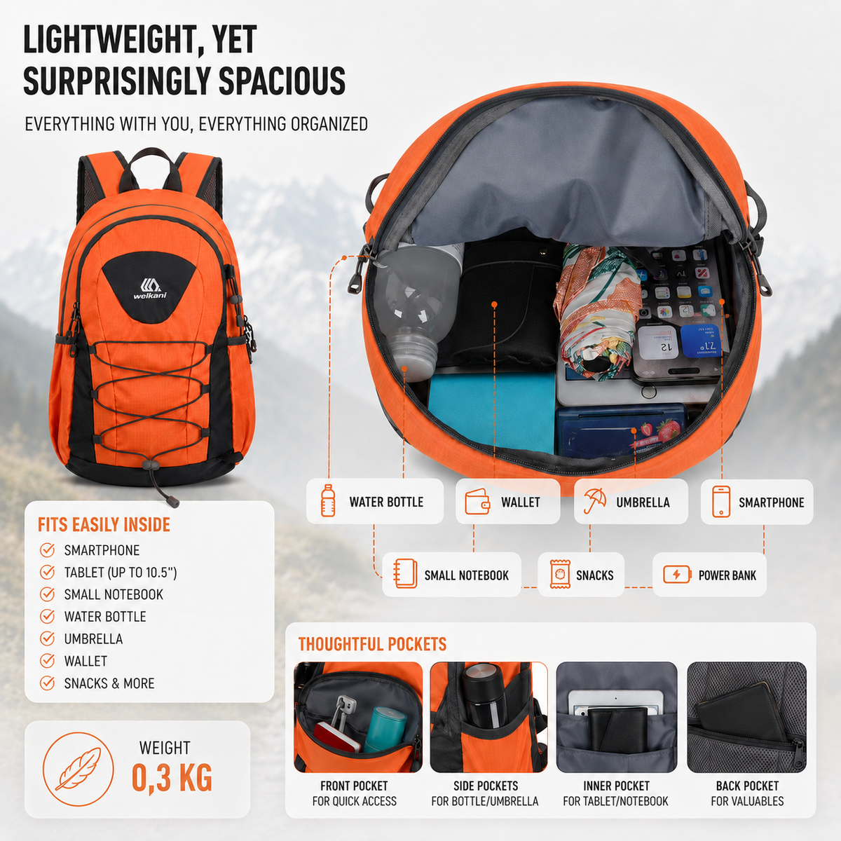 Ultralight Daypack