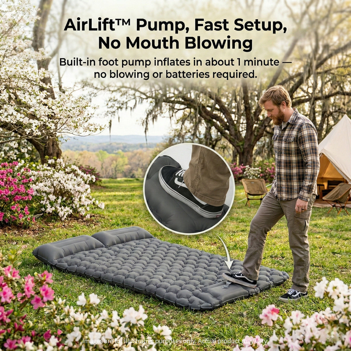 Ultralight Quick-Inflating Camping Mattress
