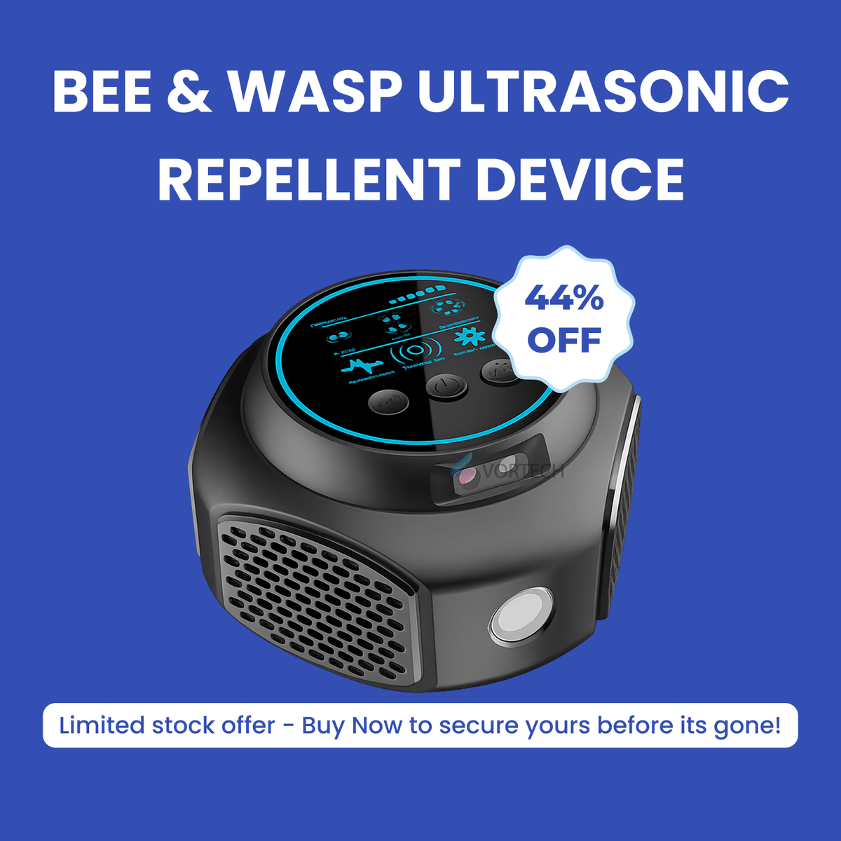 Ultrasonic Pest Repeller for 360-Degree Insect Defense