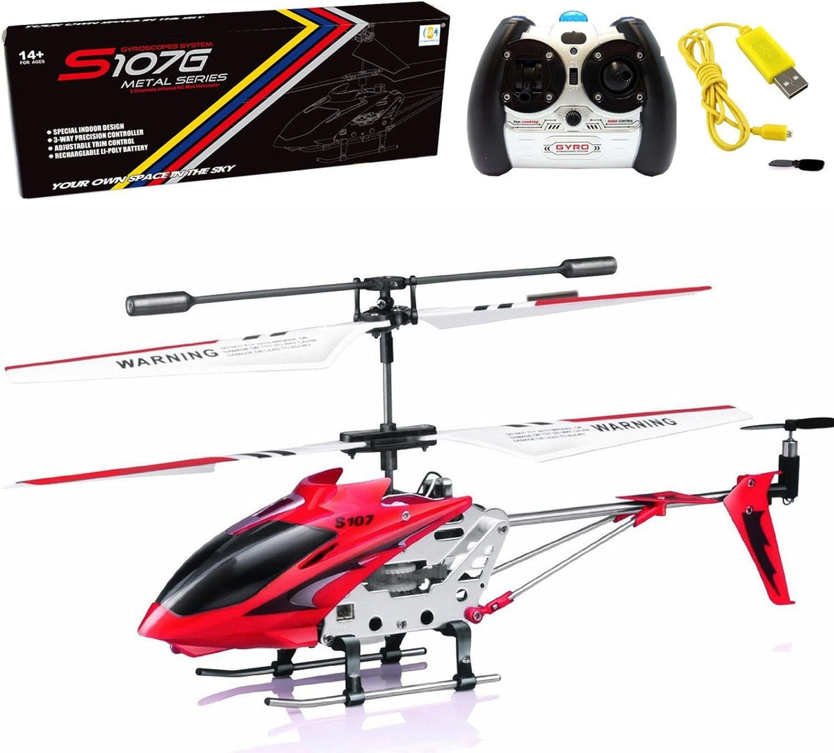 Unbreakable Mini RC Helicopter with Gyro