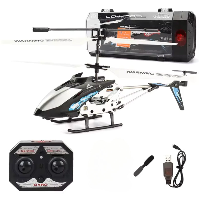 Unbreakable Mini RC Helicopter with Gyro - Red