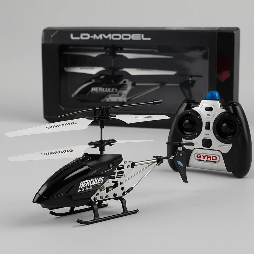 Unbreakable Mini RC Helicopter with Gyro - Red