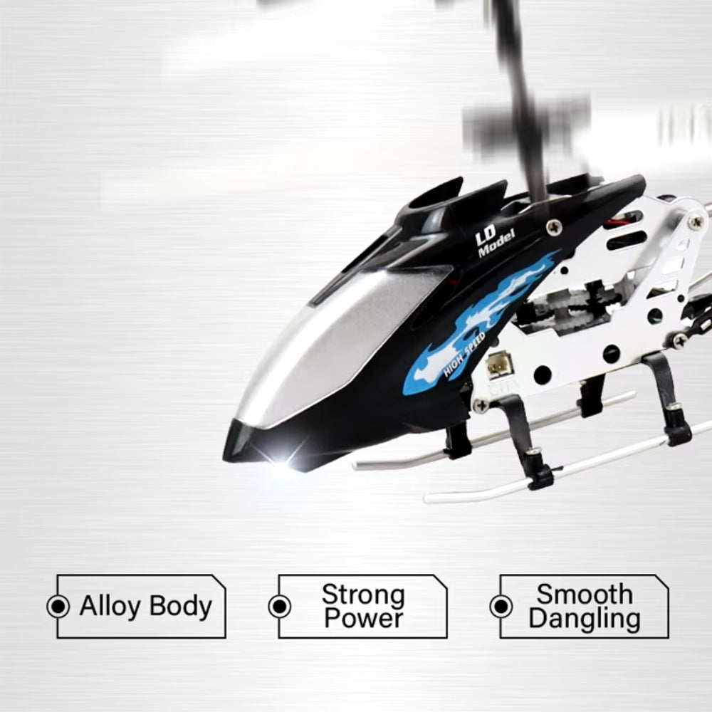 Unbreakable Mini RC Helicopter with Gyro - Red