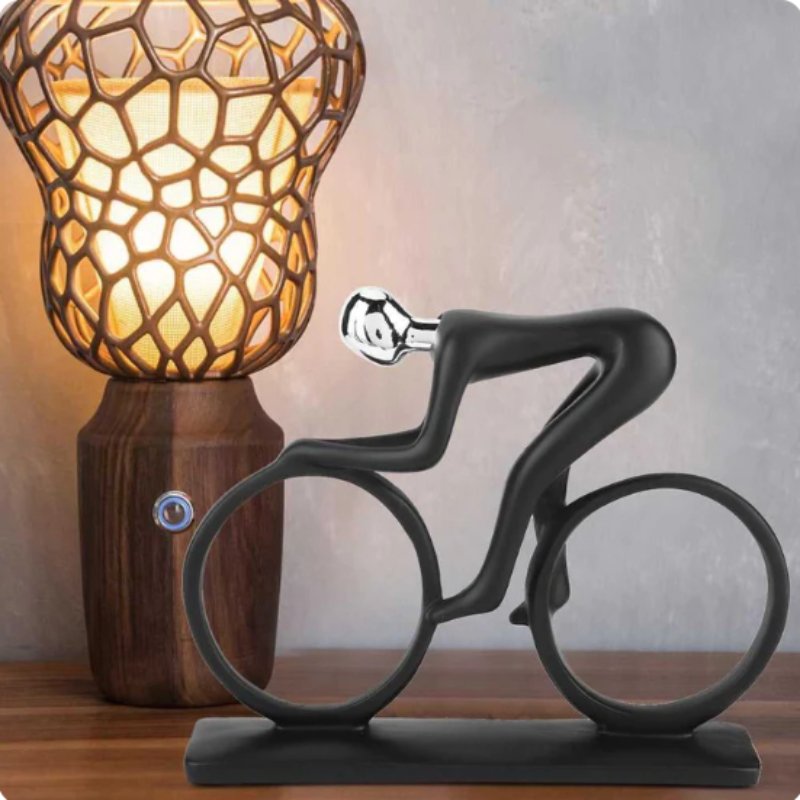 Unique Bicycle Lover Statue for Home and Garden Decor