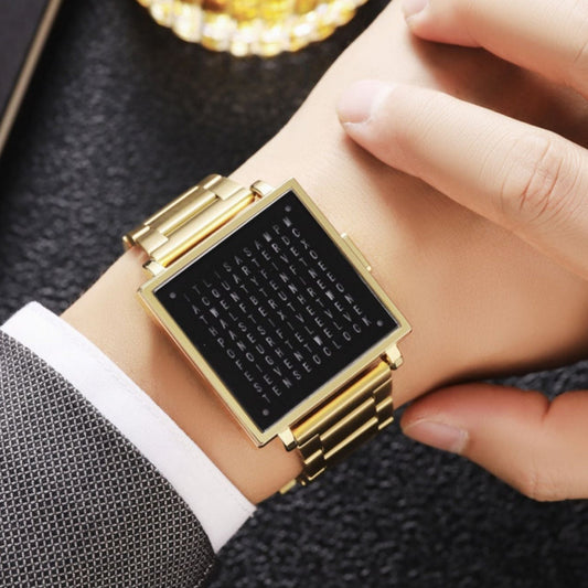 Unique Time Display and Waterproof Design Watch