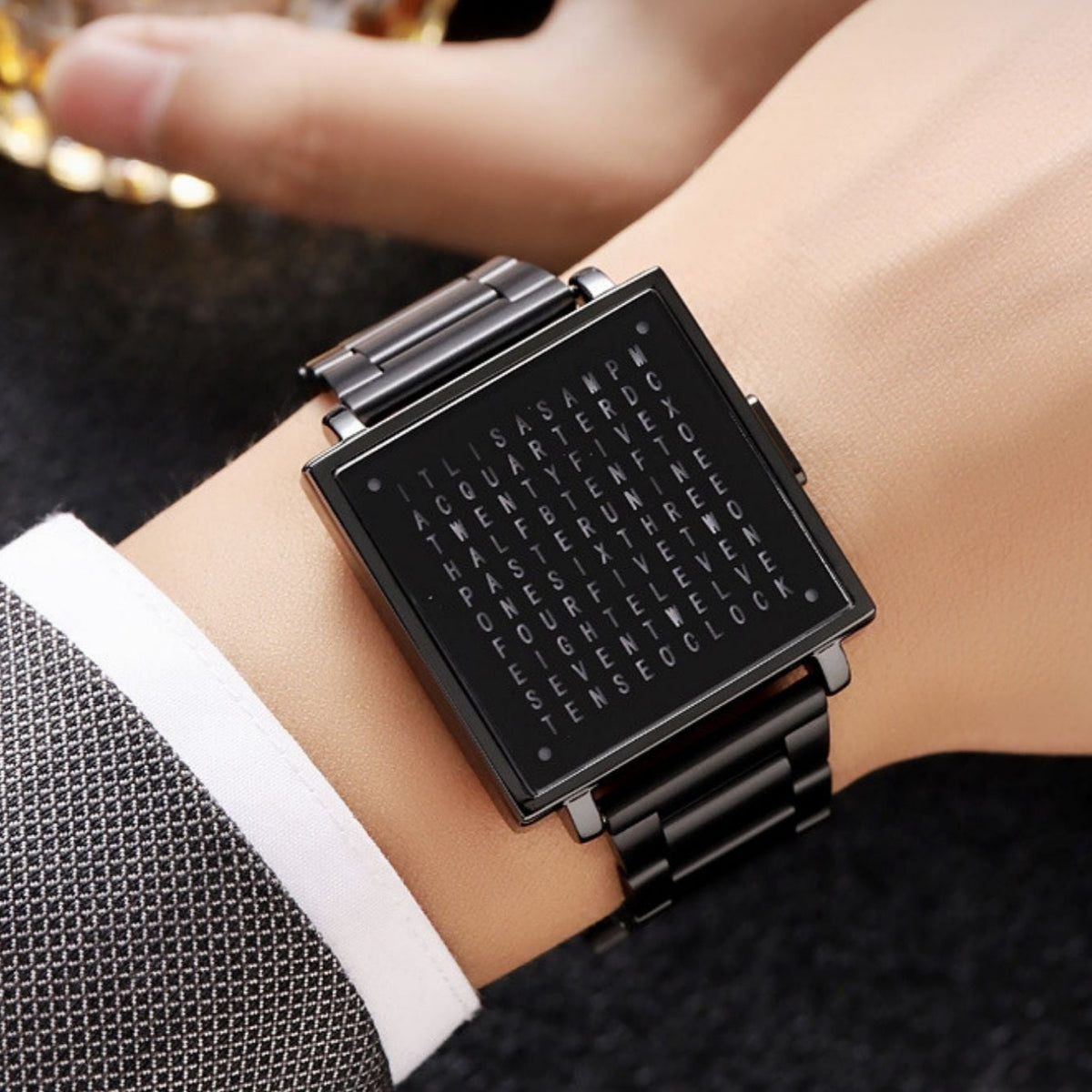 Unique Time Display and Waterproof Design Watch