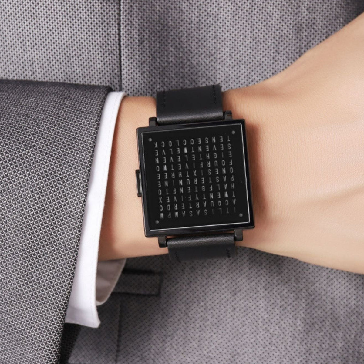 Unique Time Display and Waterproof Design Watch