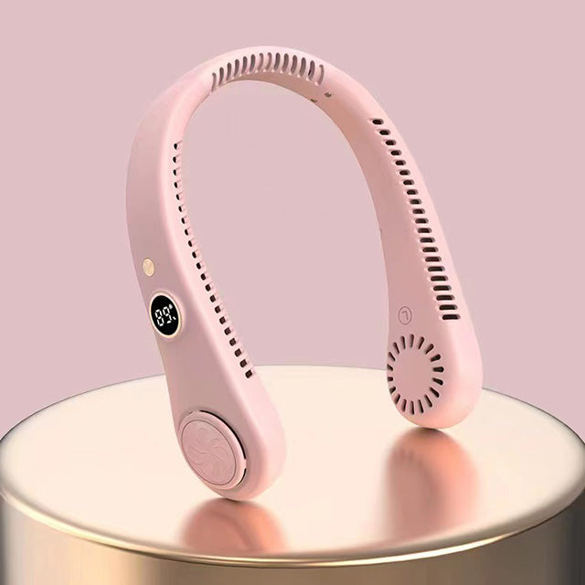 Unisex 5-Speed Neck Fan - Portable and Bladeless