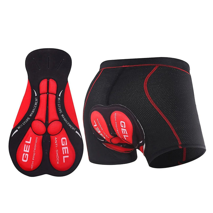 Unisex Gel-Padded Cycling Underwear