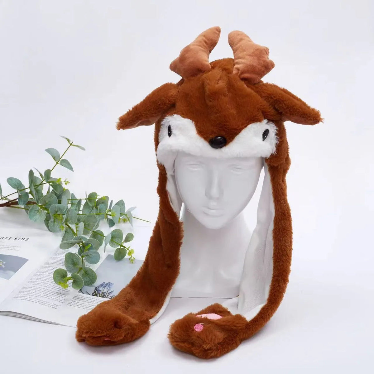 Unisex Hat with Moving Ears for Festive Occasions